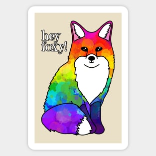 Hey Rainbow Foxy! Sticker